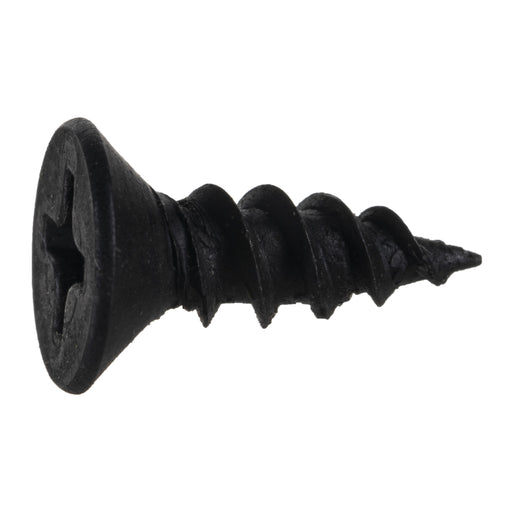 #8 x 1/2" Black Phosphate Steel Phillips Flat Head TwinFast Wood Screws