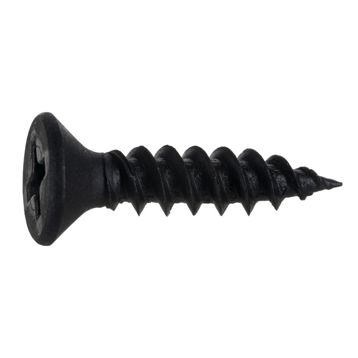 #8 x 3/4" Black Phosphate Steel Phillips Flat Head TwinFast Wood Screws