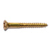 #10 x 1-3/4" Brass Phillips Flat Head Wood Screws