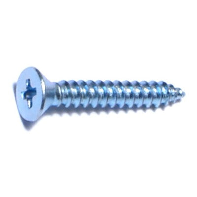 #4 x 3/4" Zinc Plated Steel Phillips Flat Head Sheet Metal Screws