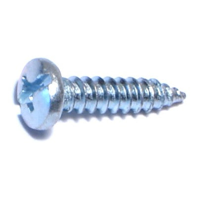 #7 x 5/8" Zinc Plated Steel Combo Pan Head Sheet Metal Screws