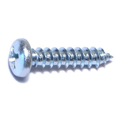 #7 x 3/4" Zinc Plated Steel Phillips Pan Head Sheet Metal Screws