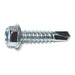 #12-14 x 1" Zinc Plated Steel Hex Washer Head Self-Drilling Screws