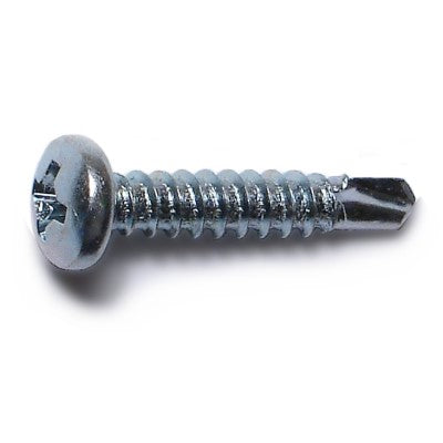 #6-20 x 3/4" Zinc Plated Steel Phillips Pan Head Self-Drilling Screws