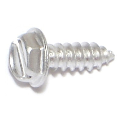 #8 x 1/2" Aluminum Slotted Hex Washer Head Sheet Metal Screws