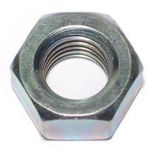 9/16"-12 Zinc Plated Grade 2 Steel Coarse Thread Finished Hex Nuts