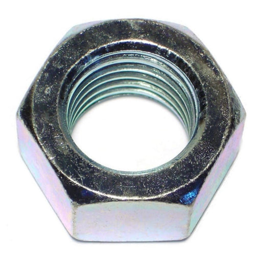 7/8"-9 Zinc Plated Grade 2 Steel Coarse Thread Finished Hex Nuts