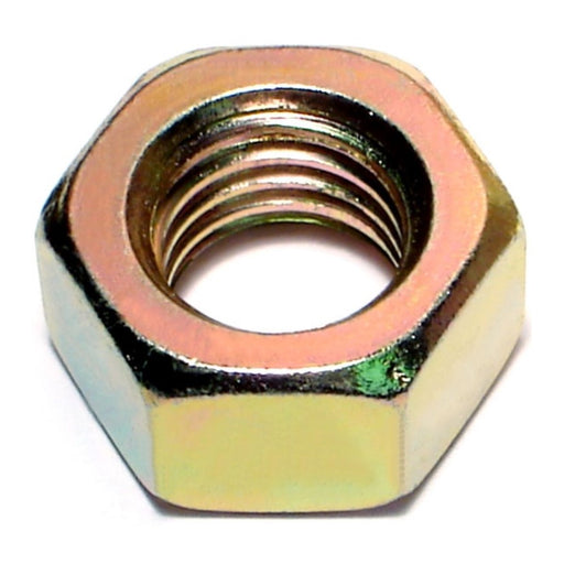 9/16"-12 Zinc Plated Grade 8 Steel Coarse Thread Hex Nuts