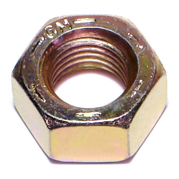 7/16"-20 Zinc Plated Grade 8 Steel Fine Thread Hex Nuts