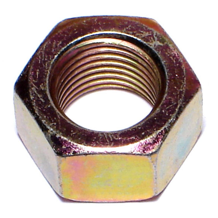 1/2"-20 Zinc Plated Grade 8 Steel Fine Thread Hex Nuts