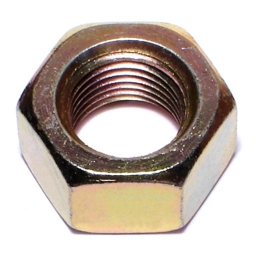 9/16"-18 Zinc Plated Grade 8 Steel Fine Thread Hex Nuts