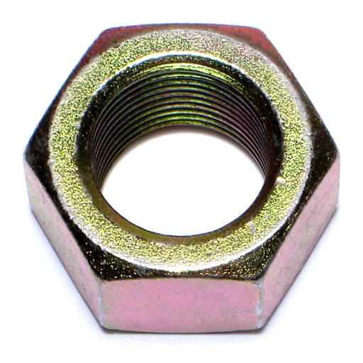 1"-14 Zinc Plated Grade 8 Steel Fine Thread Hex Nuts