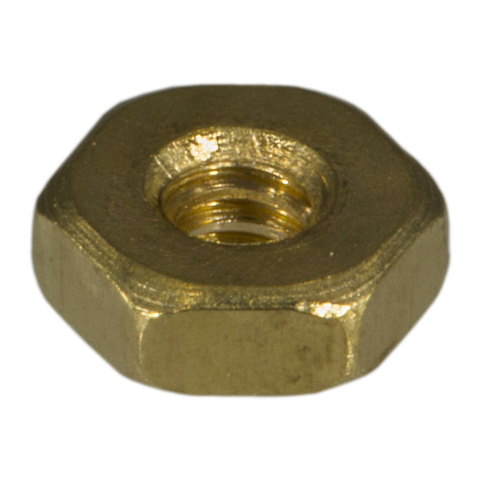 #4-40 Brass Coarse Thread Hex Machine Screw Nuts