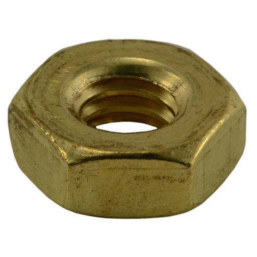 5/16"-18 Brass Coarse Thread Hex Machine Screw Nuts