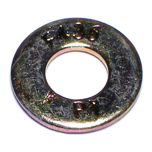 1/4" x 9/32" x 5/8" Zinc Plated Grade 8 Steel SAE Flat Washers