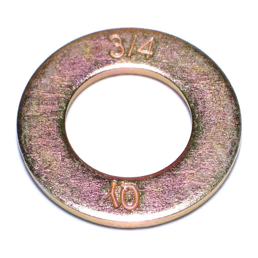 3/4" x 13/16" x 7/16" Zinc Plated Grade 8 Steel SAE Flat Washers