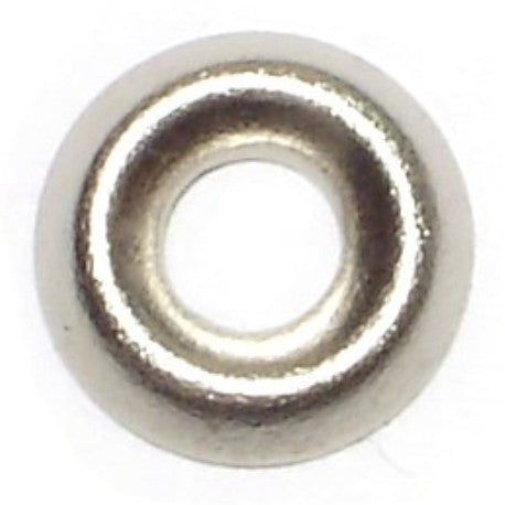 #6 x 5/32" x 15/32" Nickel Plated Steel Finishing Washers