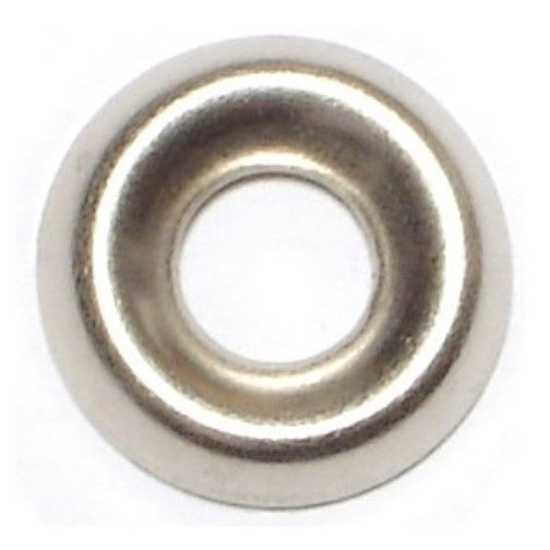 #8 x 13/64" x 17/32" Nickel Plated Steel Finishing Washers