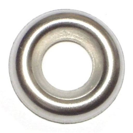 #10 x 7/32" x 19/32" Nickel Plated Steel Finishing Washers