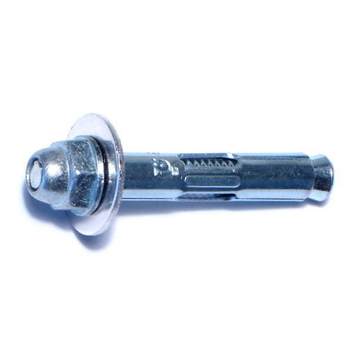 1/4" x 1-3/8" Zinc Plated Steel Acorn Nut Sleeve Anchors