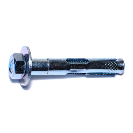 3/8" x 2-1/4" Zinc Plated Steel Hex Nut Sleeve Anchors