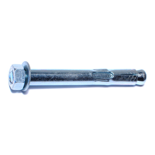 3/8" x 3" Zinc Plated Steel Hex Nut Sleeve Anchors