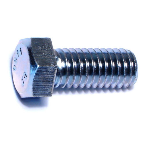 7/16"-14 x 1" Zinc Plated Grade 2 / A307 Steel Coarse Thread Hex Bolts