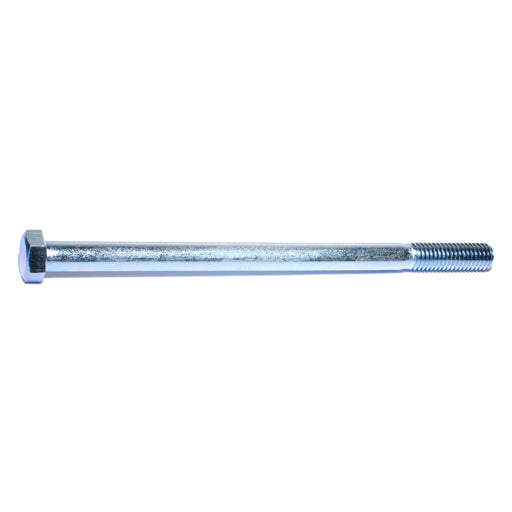 1/2"-13 x 8" Zinc Plated Grade 2 / A307 Steel Coarse Thread Hex Bolts