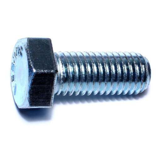 5/8"-11 x 1-1/2" Zinc Plated Grade 2 / A307 Steel Coarse Thread Hex Bolts