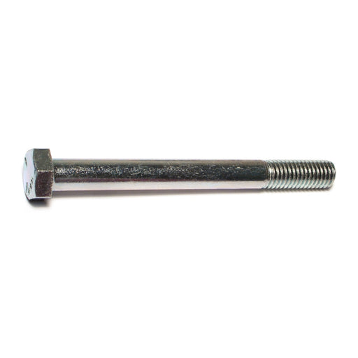 1/2"-13 x 5" Zinc Plated Grade 5 Steel Coarse Thread Hex Cap Screws