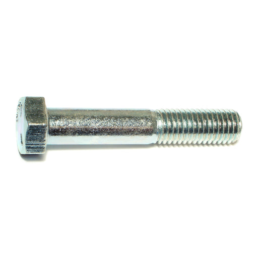 5/8"-11 x 3-1/2" Zinc Plated Grade 5 Steel Coarse Thread Hex Cap Screws