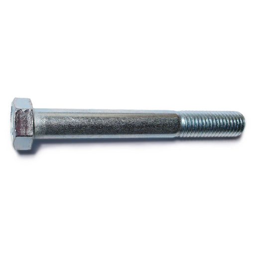 5/8"-11 x 5" Zinc Plated Grade 5 Steel Coarse Thread Hex Cap Screws