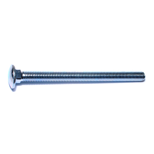 1/2"-13 x 6-1/2" Zinc Plated Grade 2 / A307 Steel Coarse Thread Carriage Bolts