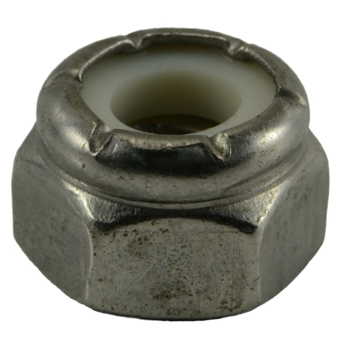 1/4"-20 18-8 Stainless Steel Coarse Thread Nylon Insert Lock Nuts