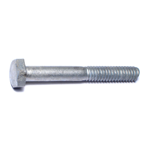 1/4"-20 x 2" Hot Dip Galvanized Steel Coarse Thread Hex Cap Screws