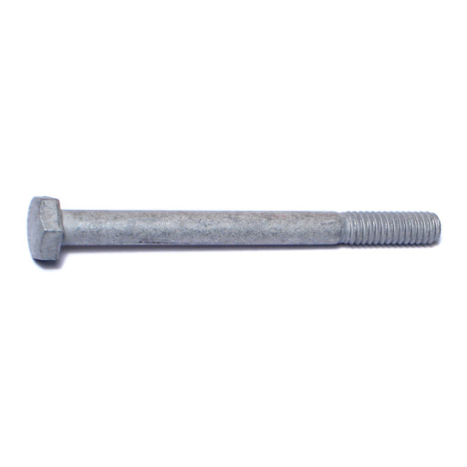 1/4"-20 x 3" Hot Dip Galvanized Steel Coarse Thread Hex Cap Screws