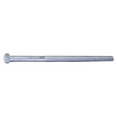 3/8"-16 x 9" Hot Dip Galvanized Steel Coarse Thread Hex Cap Screws