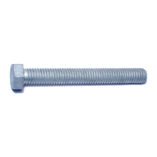 1/2"-13 x 4" Hot Dip Galvanized Steel Coarse Thread Hex Cap Screws