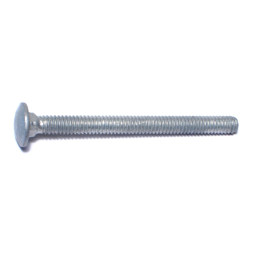 1/4"-20 x 3" Hot Dip Galvanized Grade 2 / A307 Steel Coarse Thread Carriage Bolts