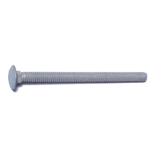 1/4"-20 x 3-1/2" Hot Dip Galvanized Grade 2 / A307 Steel Coarse Thread Carriage Bolts