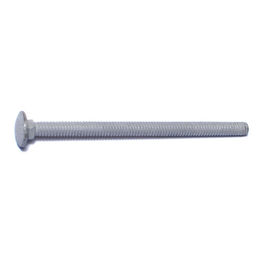 1/4"-20 x 4" Hot Dip Galvanized Grade 2 / A307 Steel Coarse Thread Carriage Bolts