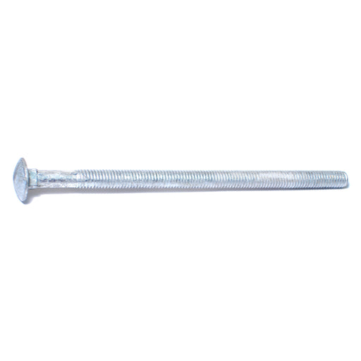 3/8"-16 x 7" Hot Dip Galvanized Grade 2 / A307 Steel Coarse Thread Carriage Bolts