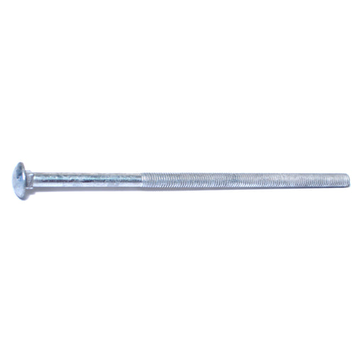 3/8"-16 x 9" Hot Dip Galvanized Grade 2 / A307 Steel Coarse Thread Carriage Bolts