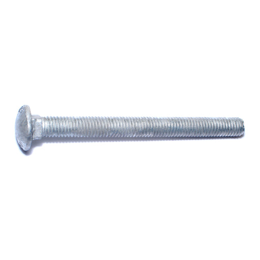 1/2"-13 x 5-1/2" Hot Dip Galvanized Grade 2 / A307 Steel Coarse Thread Carriage Bolts