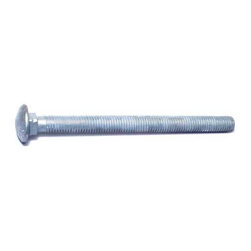 1/2"-13 x 6-1/2" Hot Dip Galvanized Grade 2 / A307 Steel Coarse Thread Carriage Bolts