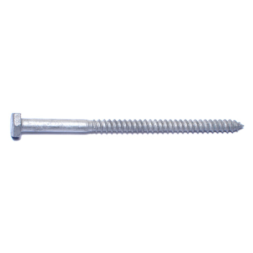 1/4" x 4-1/2" Hot Dip Galvanized Steel Hex Head Lag Screws