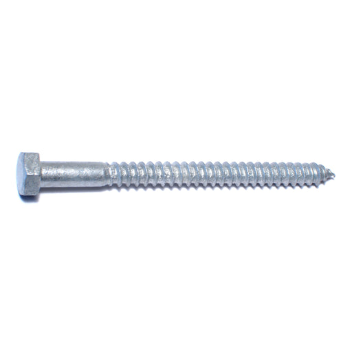 5/16" x 4" Hot Dip Galvanized Steel Hex Head Lag Screws