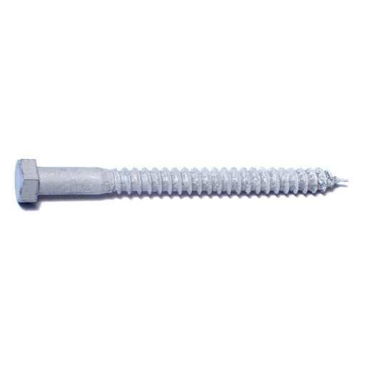 3/8" x 4-1/2" Hot Dip Galvanized Steel Hex Head Lag Screws