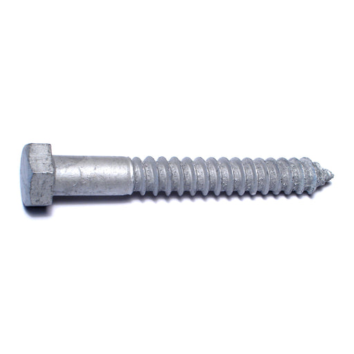 1/2" x 4" Hot Dip Galvanized Steel Hex Head Lag Screws