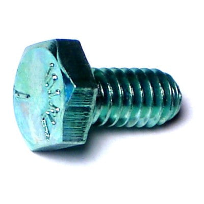 1/4"-20 x 1/2" Green Rinsed Zinc Plated Grade 5 Steel Coarse Thread Hex Cap Screws